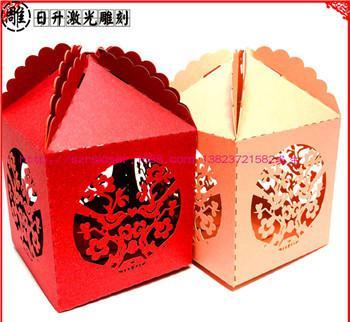 工厂直销 糖果盒 婚庆用品结婚喜糖盒 欧式婚礼喜糖纸盒图片_高清图_细节图-深圳市龙岗区日升激光雕刻加工厂